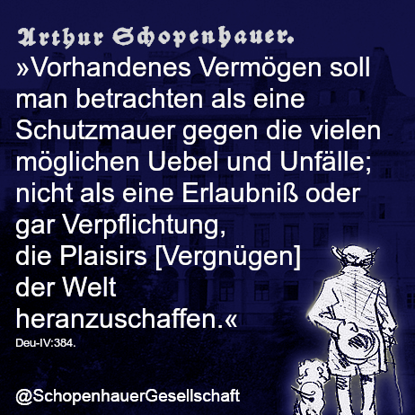 Arthur Schopenhauer Zitat