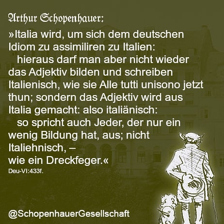 Arthur Schopenhauer Zitat