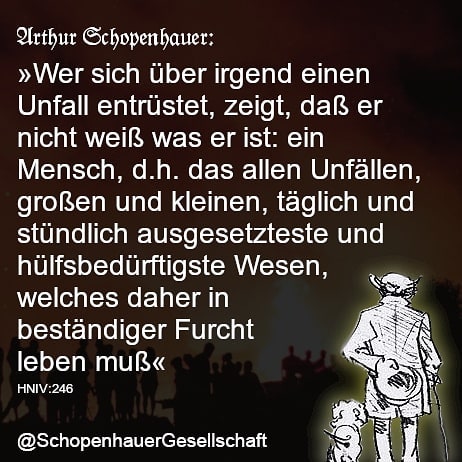 Arthur Schopenhauer Zitat